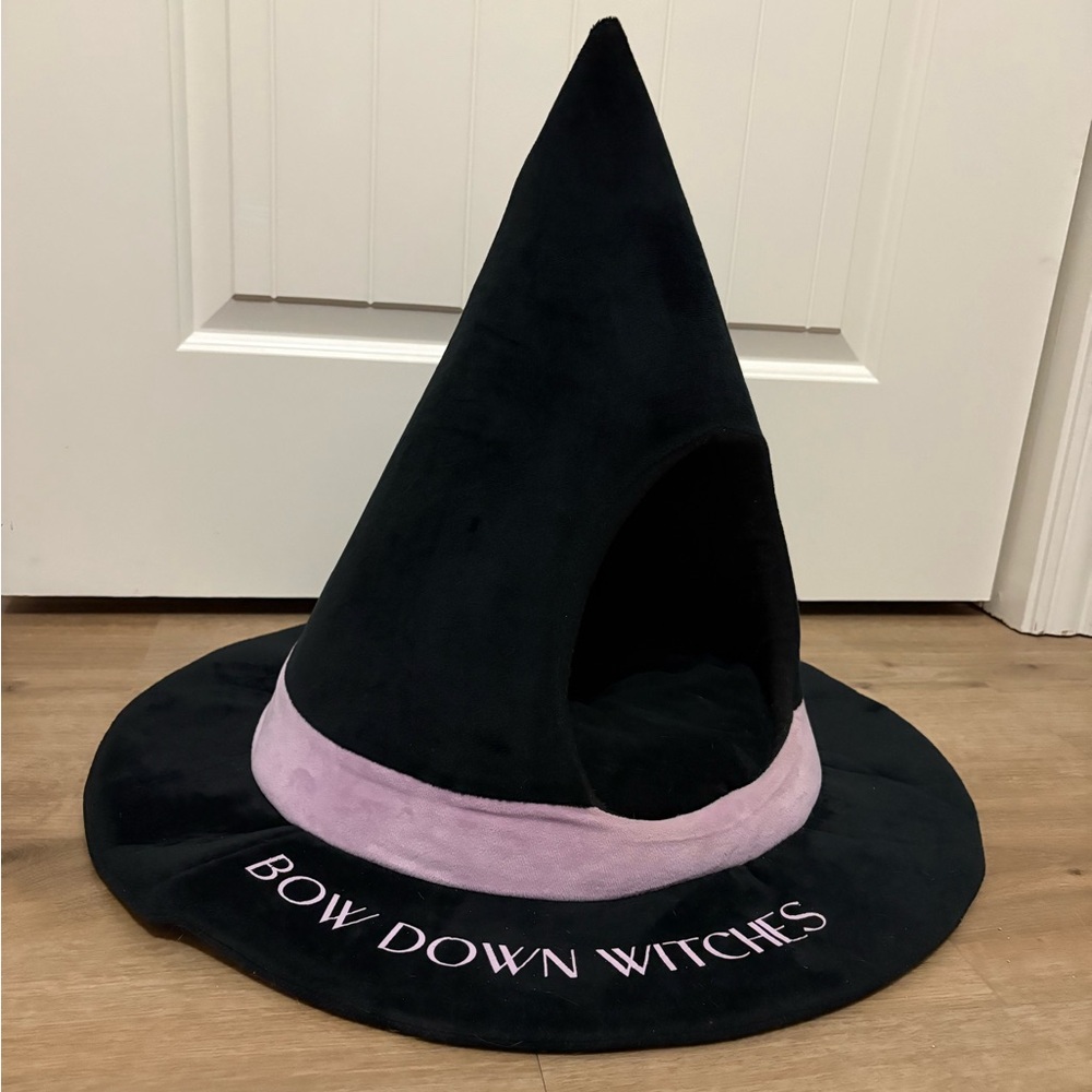 Halloween Witch Hat small/medium sized Pet Bed Used